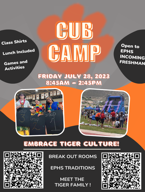  Cub Camp-Summer 2023/Campamento de cachorros de 2023